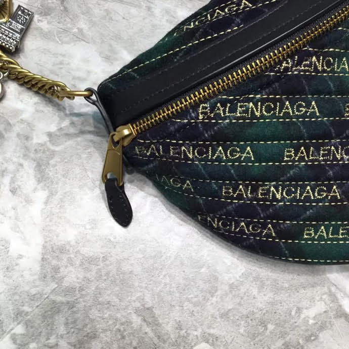 BALENCIAG巴黎世家 新品 Souvenir系列腰包 單肩包 鐵塔掛繩  BL1740